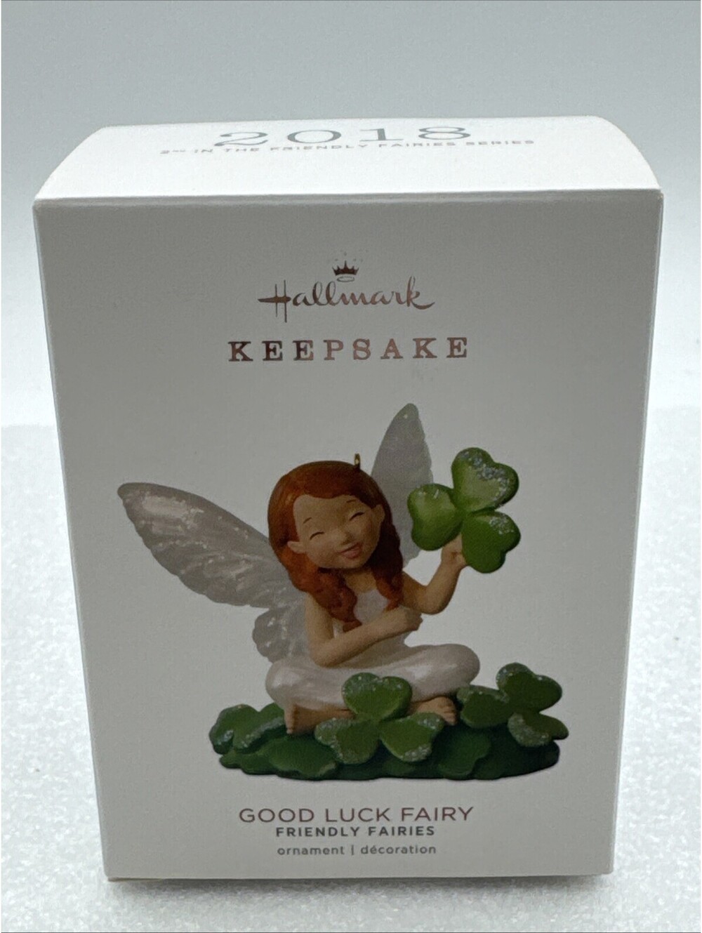 2018 Hallmark Good Luck Fairy Friendly Fairies Series #2 In Series Ornament New